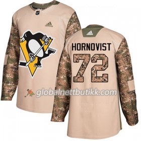 Pittsburgh Penguins Hockeydrakt Patric Hornqvist 72 2017-2018 Camo Veterans Day Practice Adidas Authentic - Herre